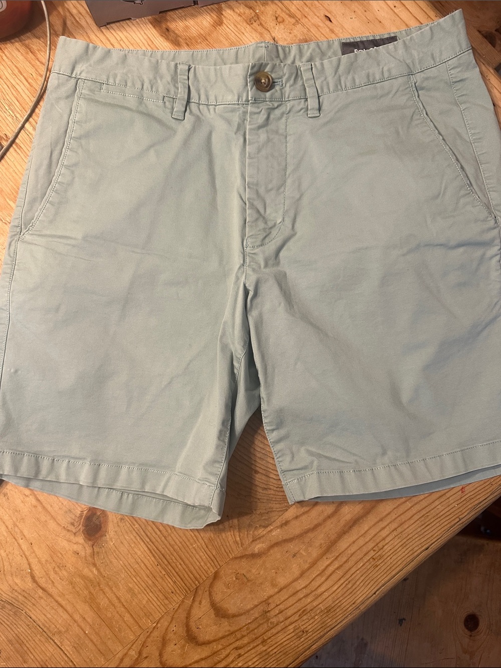 Bonobos Light Sage Flat Front Men's Shorts